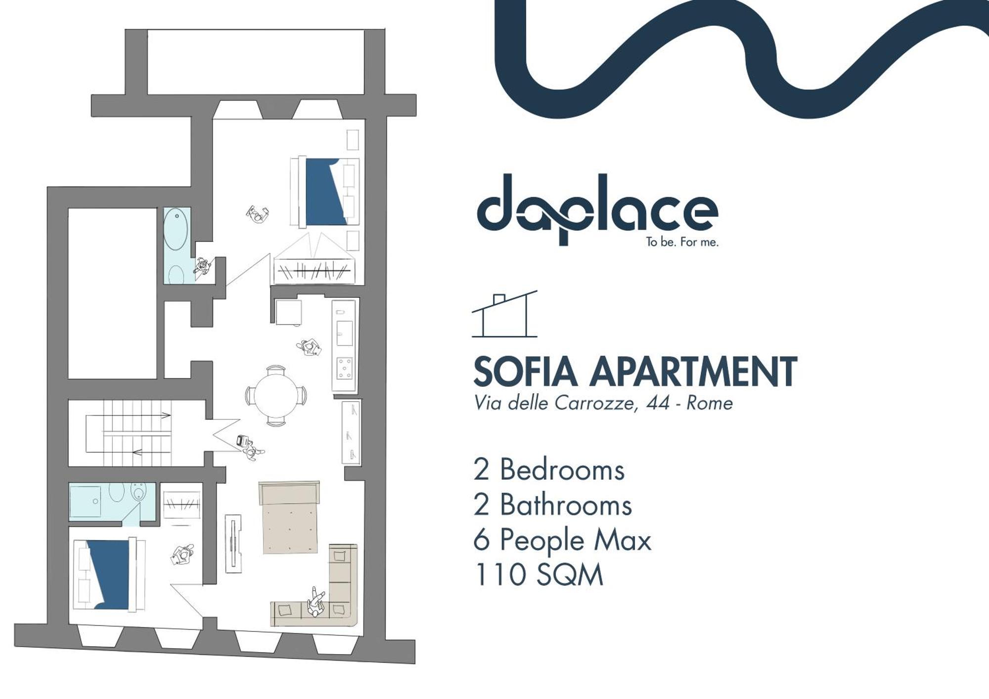 Daplace - Sofia Apartment Рим Екстер'єр фото